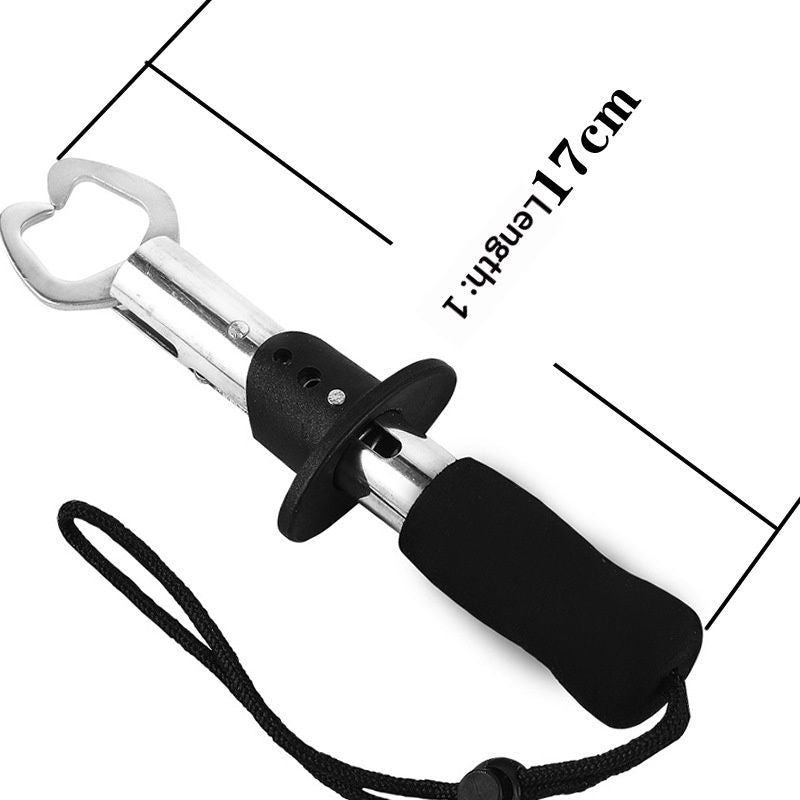 Fish Lip Gripper Mini Grabber Grip Tool Stainless Steel Fish Holder Ice Fishing,Fishing Gear,Fishing Gifts for Men