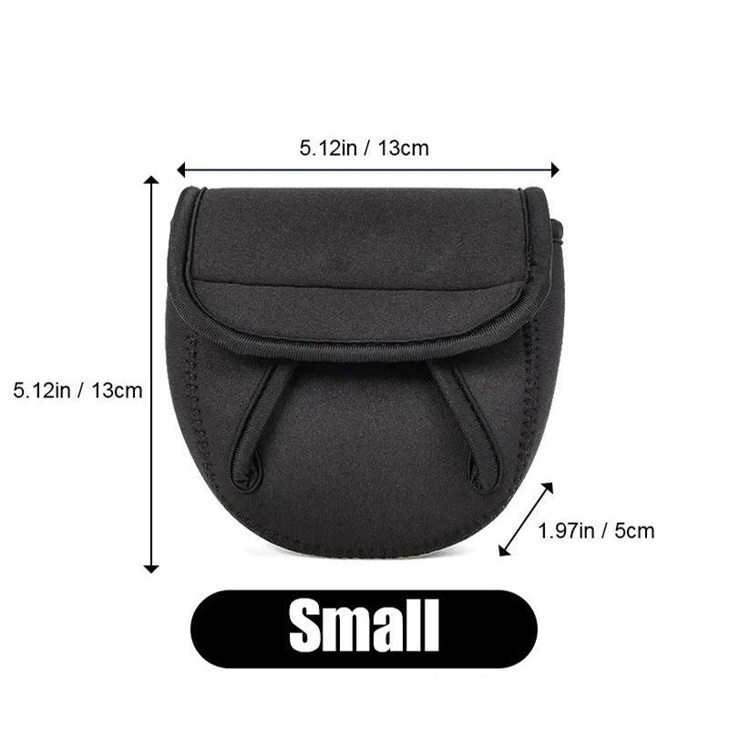 3pcs Spinning Reel Cover Storage Baitcasting Trolling Fishing Reel Protective Case Pouch Sleeve Gloves Fishing Bags (S Fits:1000 2000 Spining Reel)
