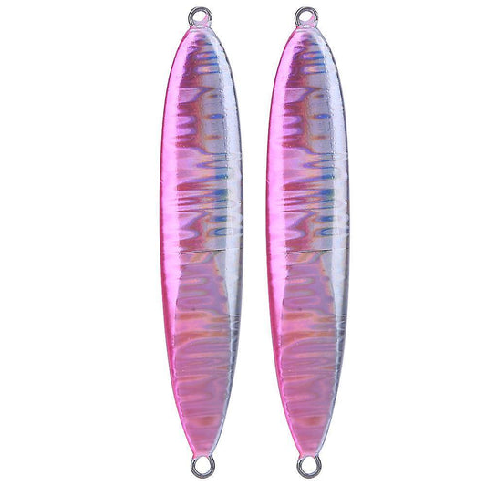 2Pcs Simulation Fish Shape Lure Bait Fishing Tackle Vivid Swimming Posturepink