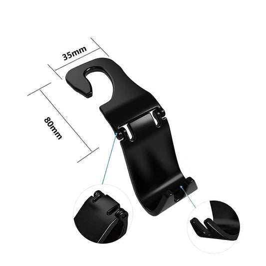 Car Accessories,Car Storage Hooks, Back Seat Auto Hooks Headrest Hanger, Universal Car Bag Handbag Organizer Hooks, Multifunctional Heavy Duty Storage