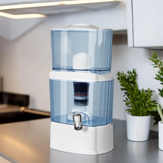Orku 24L Benchtop Water Filters - 8 Stage Mineral Gravity Filtration System