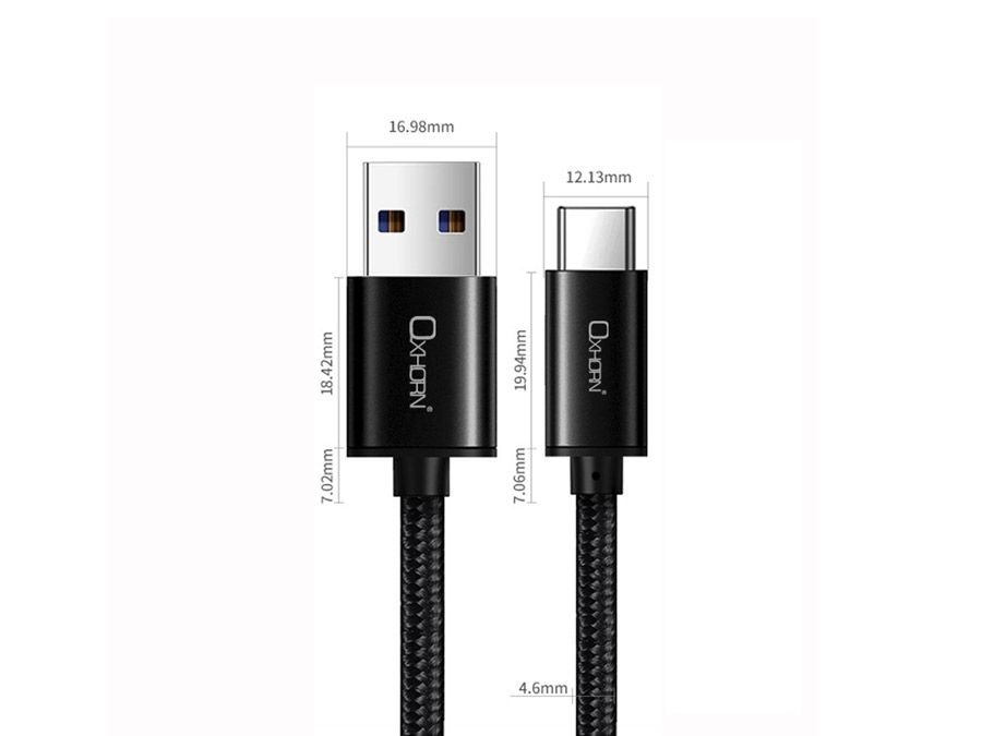 OXHORN CB-CU-312 USB 3.2 A to C Cable 2m
