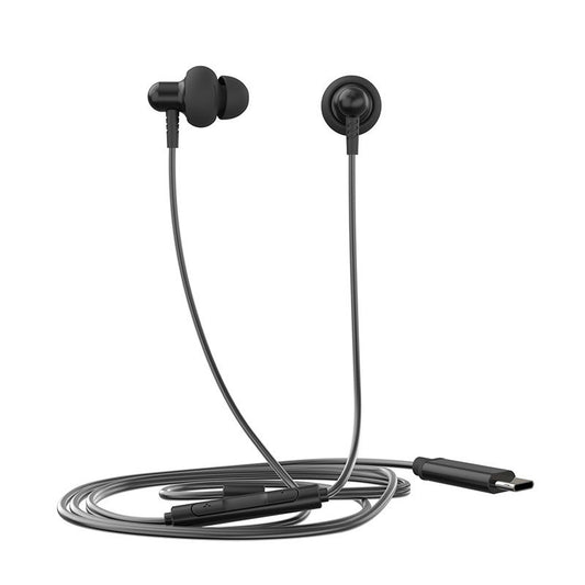 HP DHH-1126-BK TUSB-C Headphones Black with Microphone