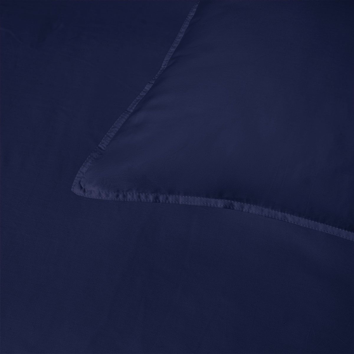 Accessorize 400TC Navy Bamboo Cotton Double Stitch Quilt Cover Set King