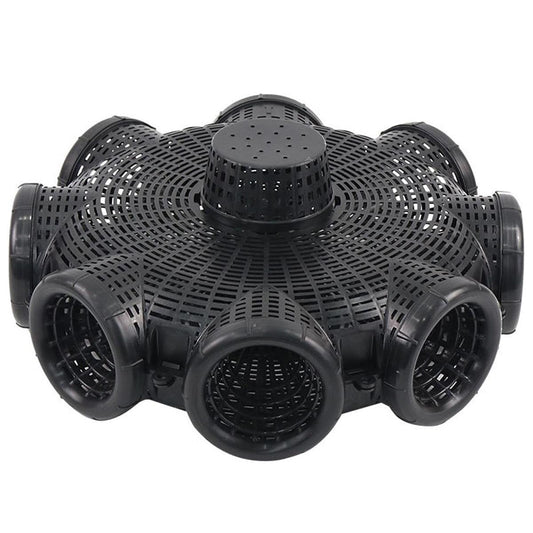 Eight Hole Eel Cage Ground Fish Trap Lobster Fishing Net Foldable Crab Catcher