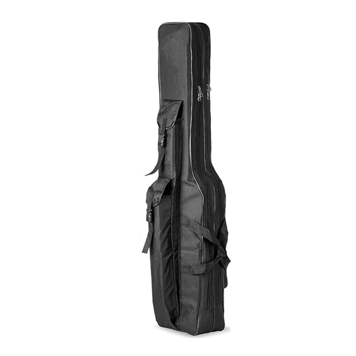 130cm Big Belly Fishing Tackle Bag Rod Storage Carry Case Outdoor Fishing Bag - Deep blue camouflage