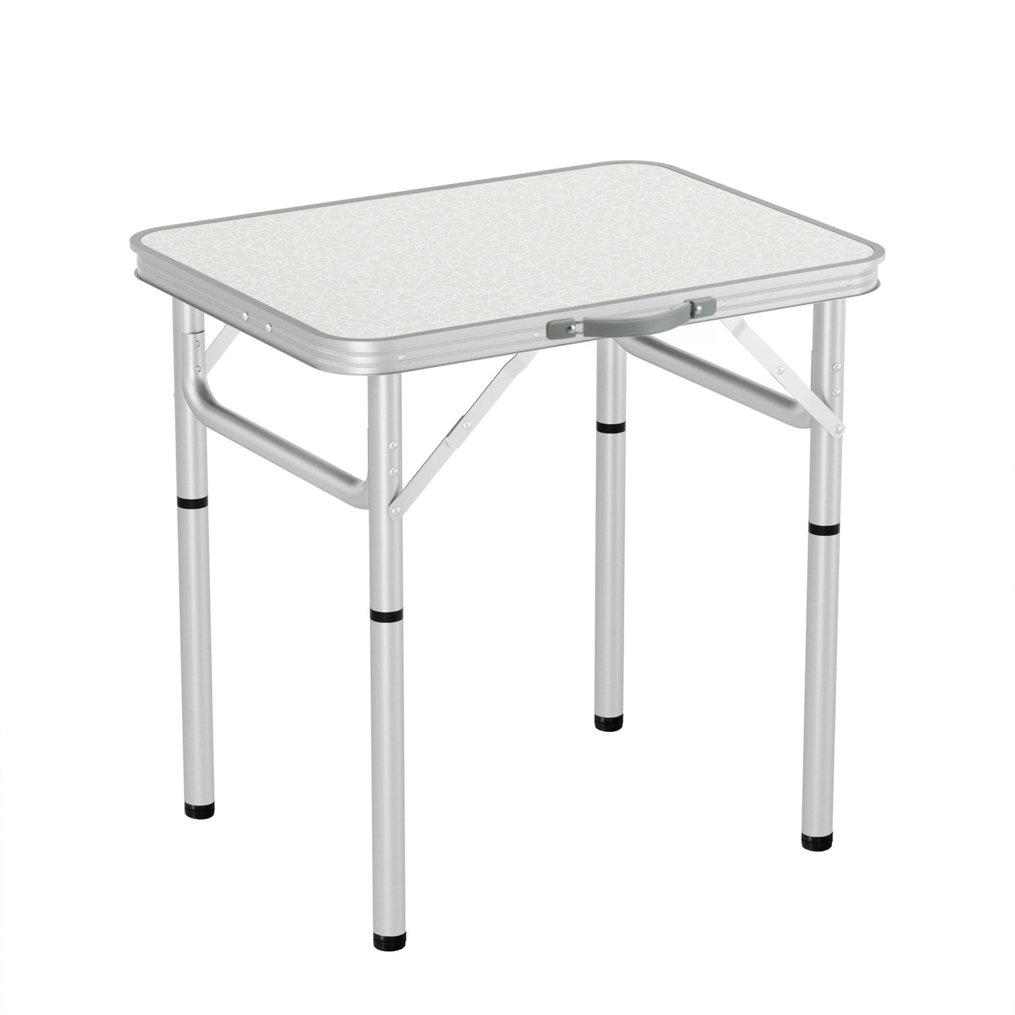 Weisshorn Folding Camping Table 60CM Adjustable Portable Outdoor Picnic Desk