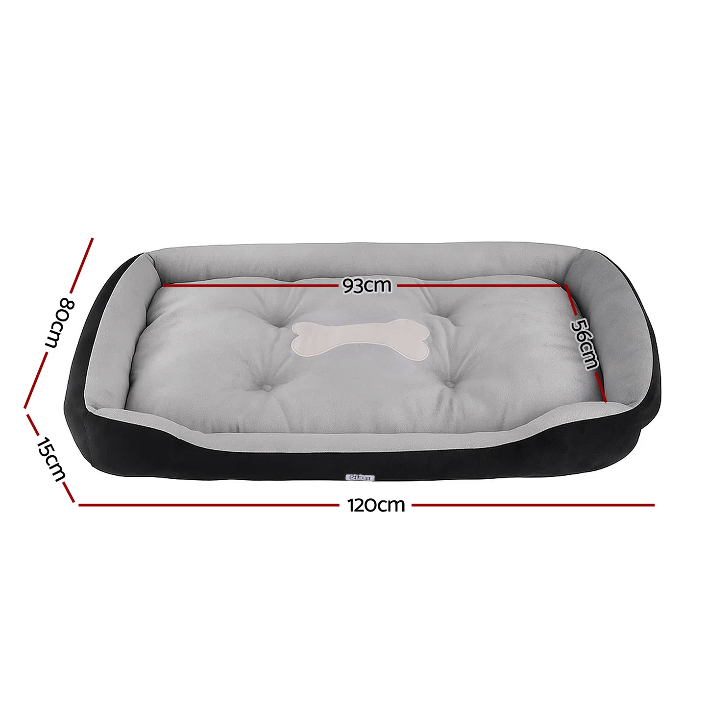 i.Pet Pet Bed Dog Bed Soft PP Cotton Mat Sleeping Comfy Cushion Washable Extra Large