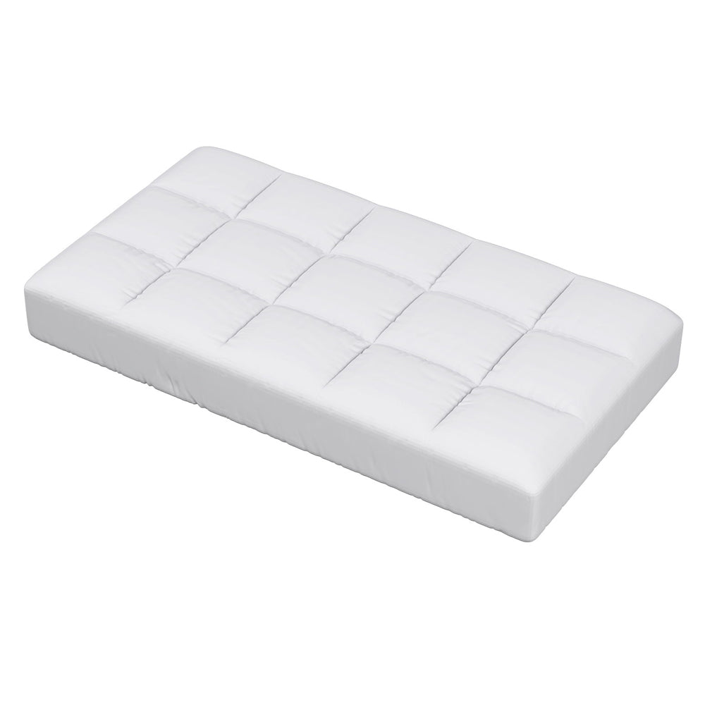 Giselle Bedding Baby Cot Pillowtop Mattress Topper 750GSM Bamboo Cooling Pad for Temperature Regulation, Machine Washable Bed Protector