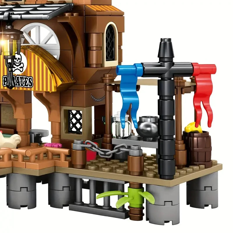 Pirate Island Fortress Building Blocks Set