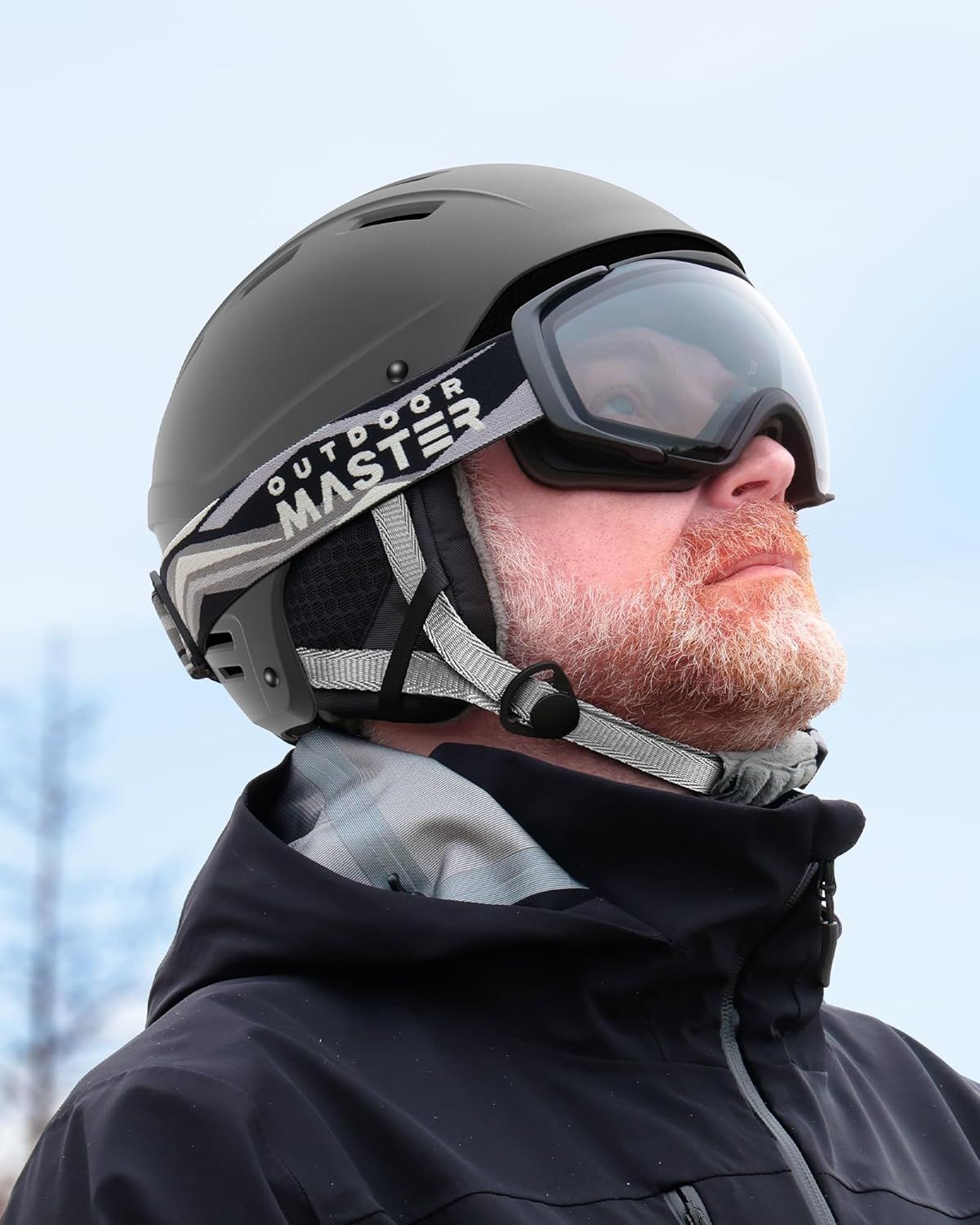 OutdoorMaster Kelvin II Ski Snow Sport Helmet | Adjustable Dial Fit Snowboard Helmet for Men Women & Youth,ASTM Certified,14 Vents-Matte Gray-M