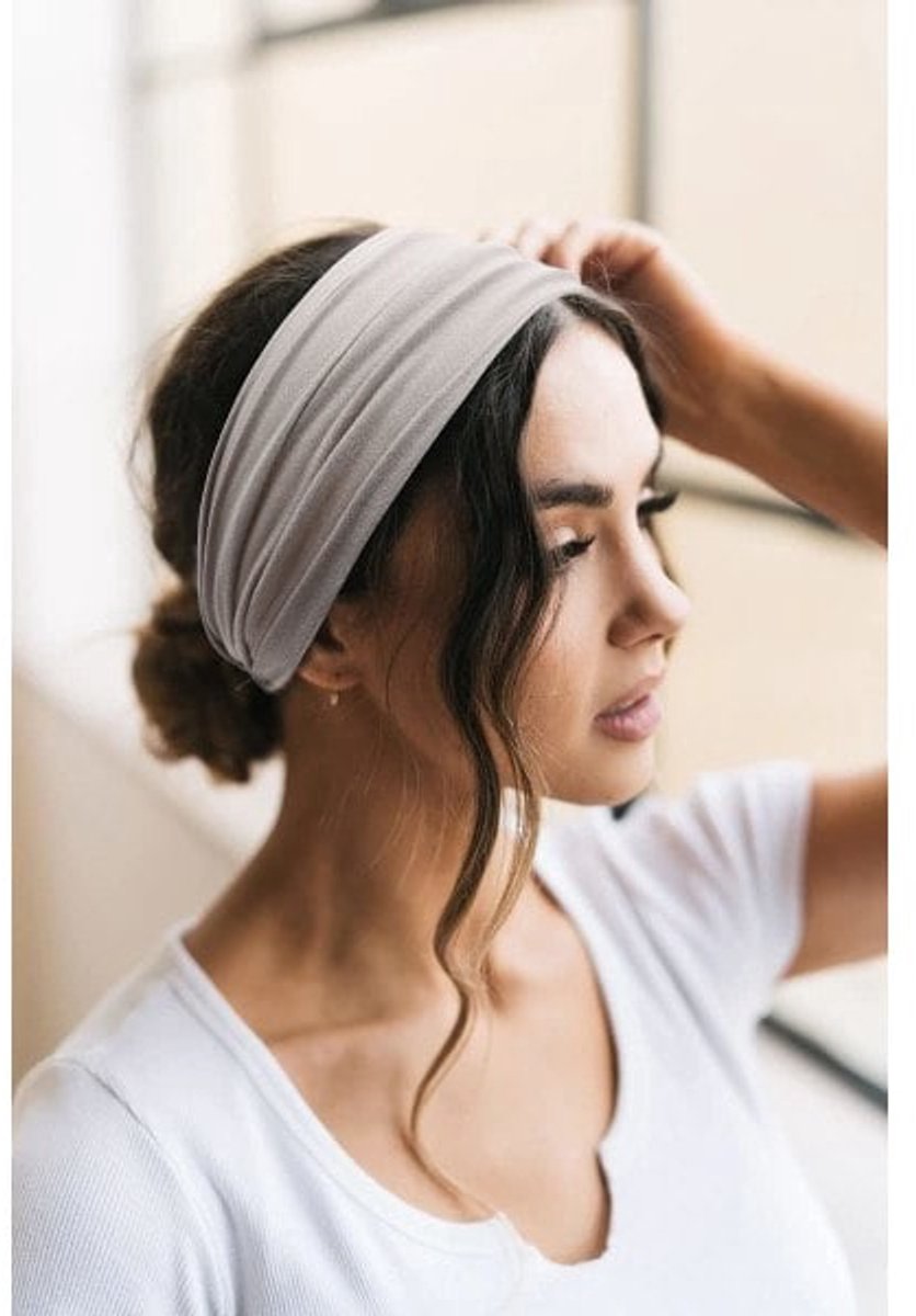 Headbands - Wide Headbands for Girls - Elastic Running Straps - Yoga Straps - 4-Pack