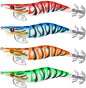 Shrimp Lure Box - 4-Pack - Glowing Shrimp Lure - Squid and Shrimp Lure - Night Fishing - Shrimp Lure - Fluorescent Artificial Fish Lure - Super Realistic