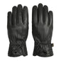 ! Mens Gloves，Gloves for Men，Mens Winter Gloves，Mens Leather Gloves Mens Winter Black Leather Gloves for Driving Dress Real Sheepskin Leather Warm Fleece Lined Gloves- 23*12cm Black