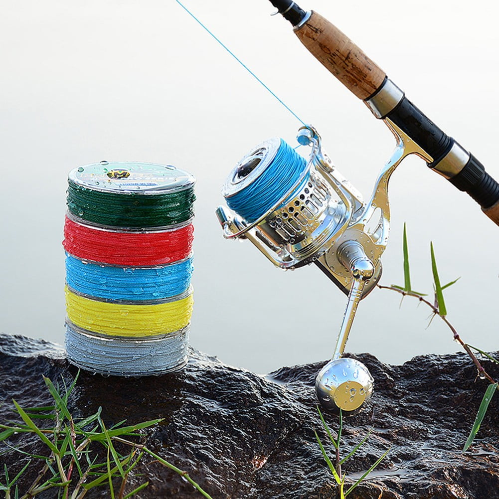 Fankenuo Outdoor Fishing Line, 5 Colors, Strong And For Durable 3.0/35LB Green 1.0/15LB Red