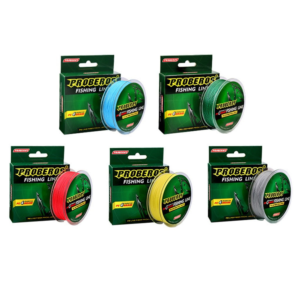 Fankenuo Outdoor Fishing Line, 5 Colors, Strong And For Durable 3.0/35LB Green 1.0/15LB Red
