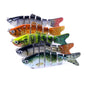 Wohany 6 Segment Swimbait Lures Crank baits Baits Hard Bait Fishing Lures