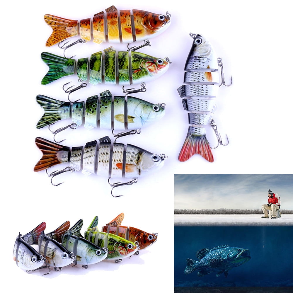 Wohany 6 Segment Swimbait Lures Crank baits Baits Hard Bait Fishing Lures
