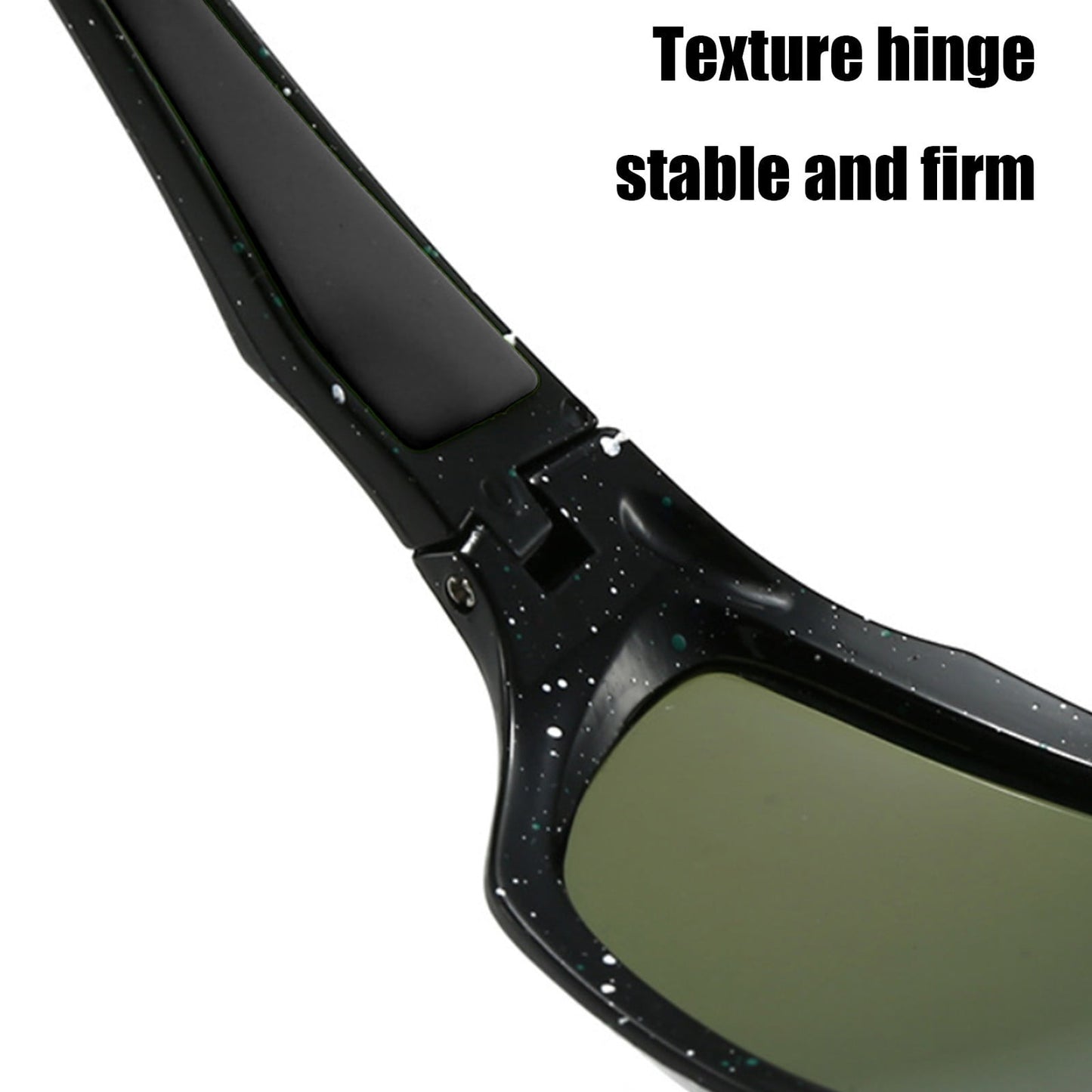 Polarized Sports Sunglasses for Men, Wrap Around UV Protection for Cycling, Fishing Driving Outdoor Activities, Windproof Mountaineering Skiing Goggles Black