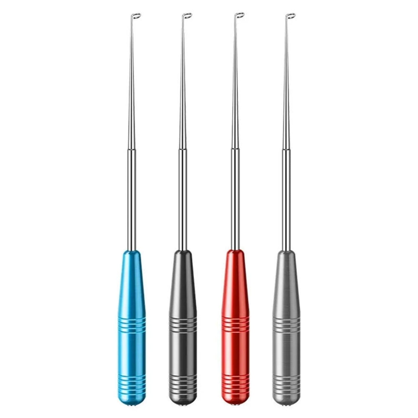 Fishing Hook Remover Tool,Stainless Steel Hook Extractor Set for Deep Throat Fish, Safe & Easy Unhooking,Multi-Purpose Fishing Gear for Bass, Trout, Camping & Outdoor Activities Red