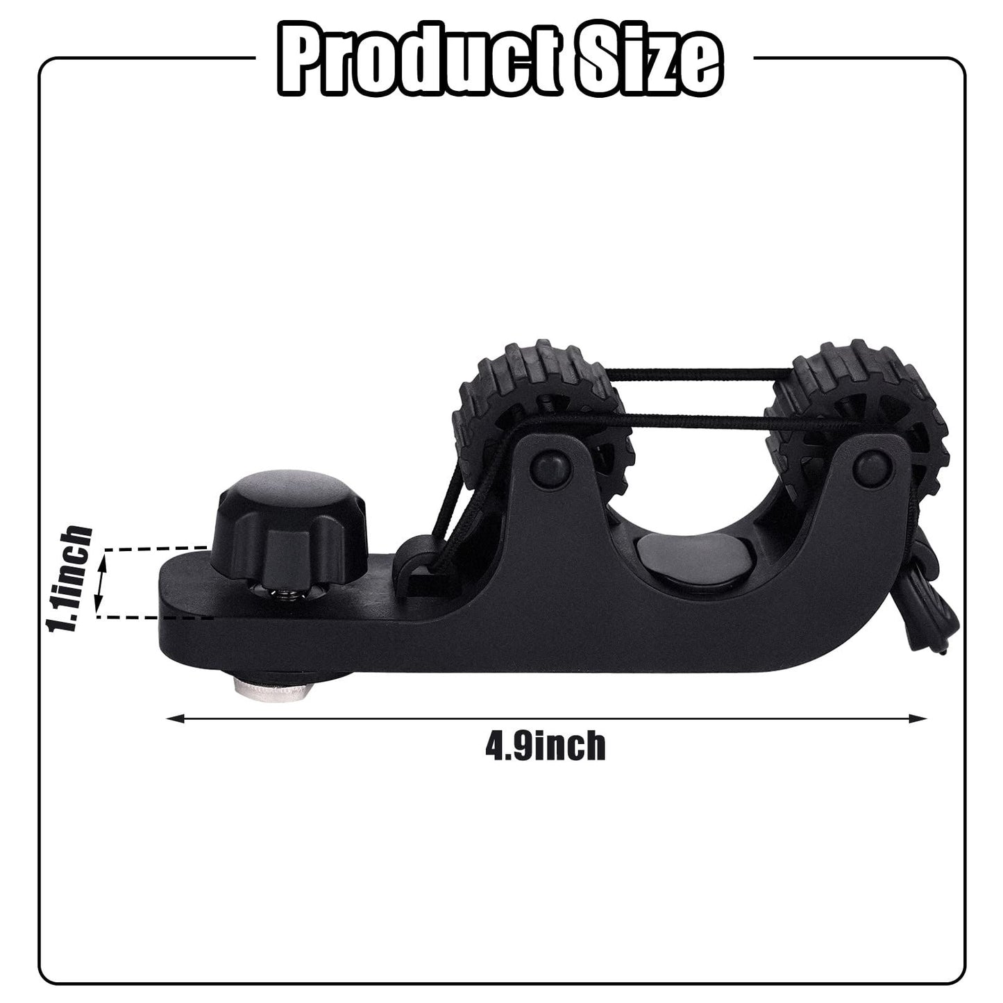 Kayak Paddle Holder, Save Kayak Track Space, Fishing Net, Fishing Poles Holder for Fishing, Track Mount Accessories 2pcs