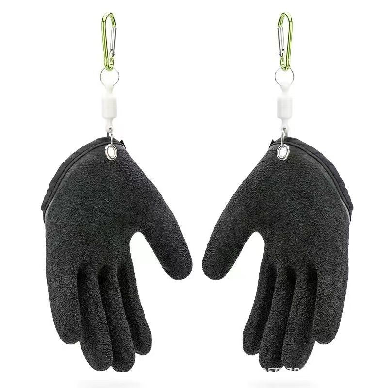 Fishing Glove for Men with Magnet Release,Fisherman Professional Catch Fish Gloves Cut/Puncture, Fish Handling Gloves for outdoor fishing