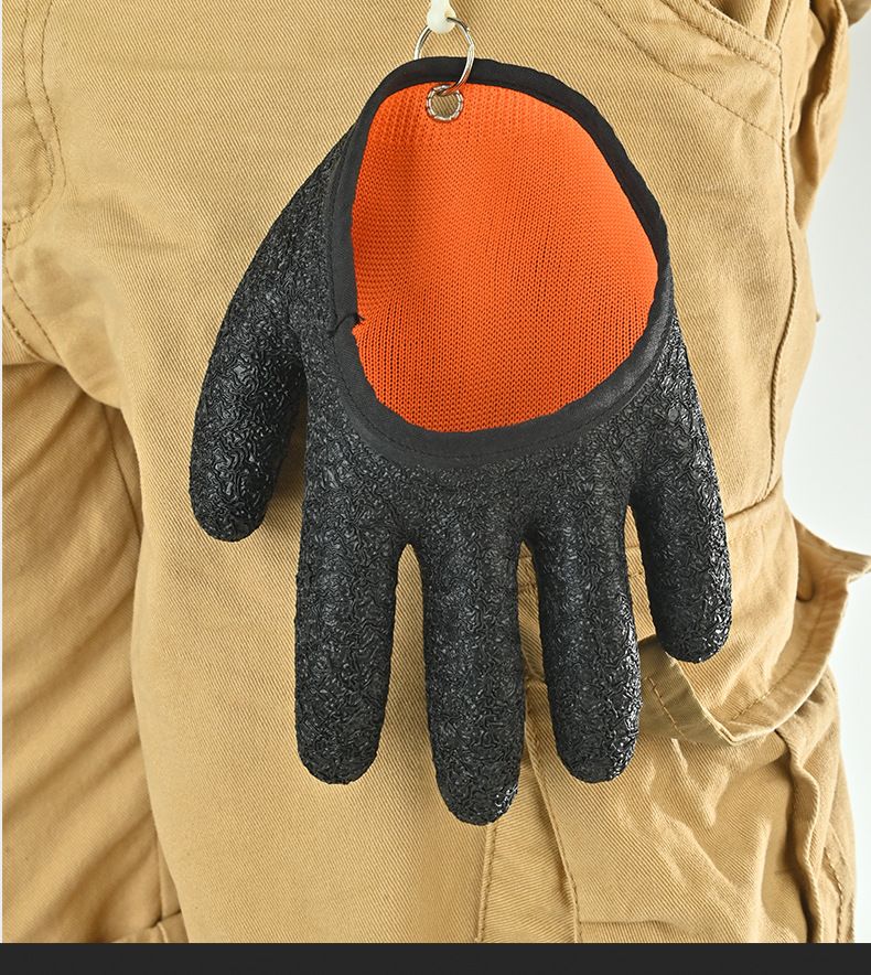 Fishing Glove for Men with Magnet Release,Fisherman Professional Catch Fish Gloves Cut/Puncture, Fish Handling Gloves for outdoor fishing