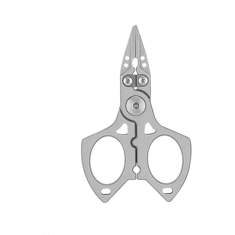 Fishing Pliers Saltwater, Stainless Steel Fishing Pliers with Split Ring, Fish Hook Remover,  Fishing Gift for Men