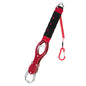 Aluminum Alloy Fish Lip Gripper with Scale -  Saltwater Fishing Grabber Tool, 360° Swivel Non-Slip Handle, Corrosion-Resistant Fish Holder for Caught Fish, Fish Control Tackle（red）