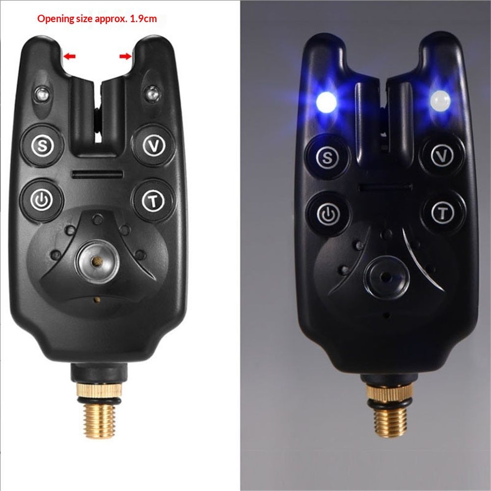 Fishing Bite Alarm Indicator Set LED Fishing Alarms 3 Extendable Aluminum Banksticks with Waterproof Tool Bag, Fishing Rods Set Bank Poles Set for catfishing