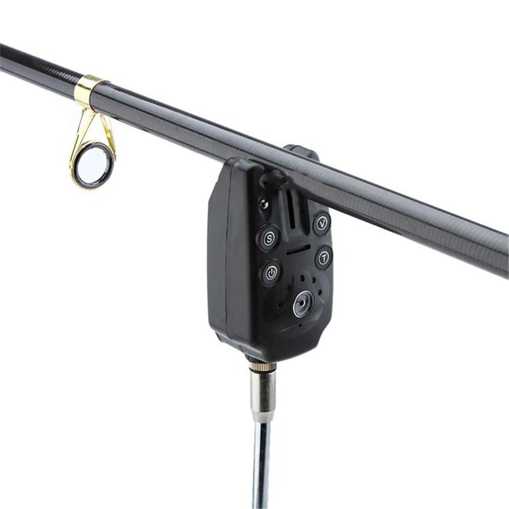 Fishing Bite Alarm Indicator Set LED Fishing Alarms 3 Extendable Aluminum Banksticks with Waterproof Tool Bag, Fishing Rods Set Bank Poles Set for catfishing