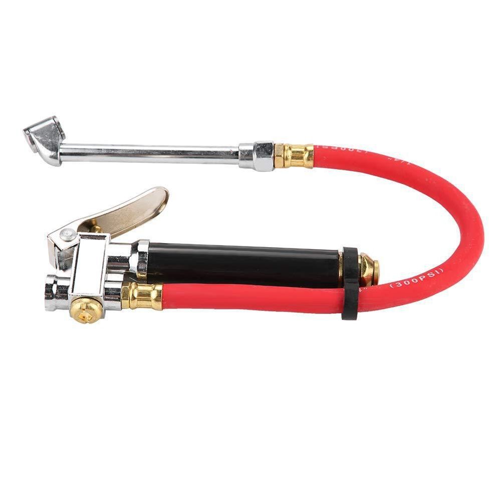Heavy Duty Tire Pressure Gauge with Inflator (10-120 PSI)