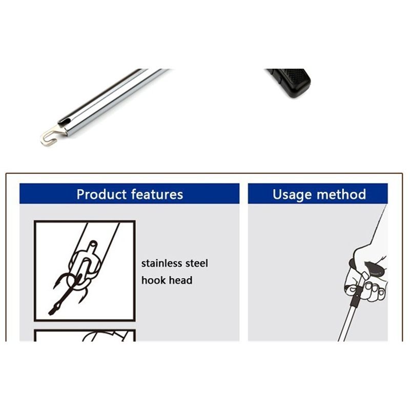 Hook Remover aluminum alloy Fish Hook Remover Extractor 24.5cm, Fish Hook Remover Tool, Fishing Pliers Hook Remover Tool