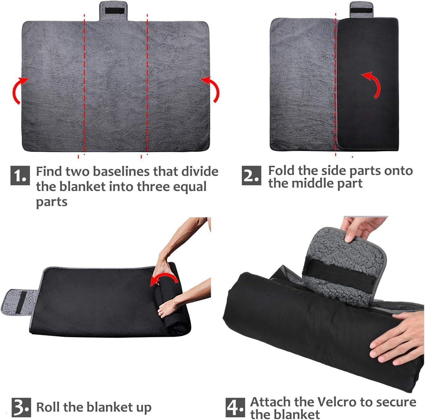 utdoor Camping Blanket - Black