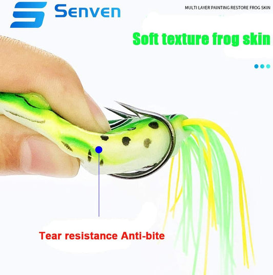 pcs Crank Frog Frog, Soft Fishing Lure 3D Eye Frog Lure and, ZQKLA_MGF