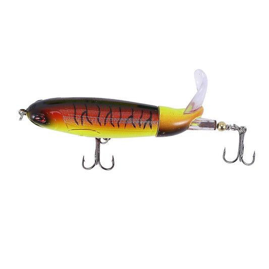 8pcs Whopper Plopper 11cm 15g Floating Popper Fishing Lure Artificial Hard Bait Wobbler Rotating Ta