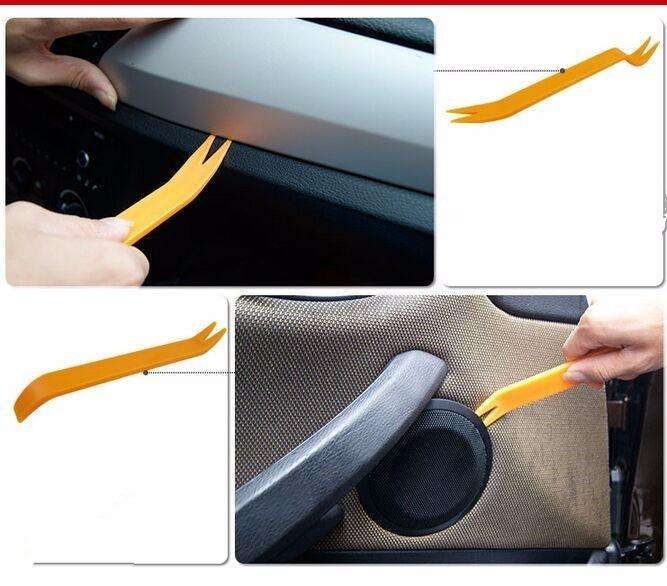 4-pack Car Panel Removal Tools, Orange