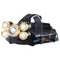 5 Pack T6 Headlamps High Power Waterproof Head Mounted Flashlights for Night Fishing