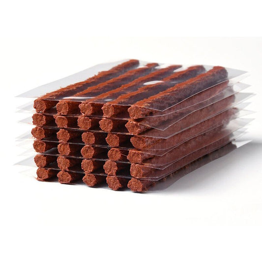60 Pieces Pre Glued Tubeless Tire Repair Bits for Car Motorcycle 4x4 Quad