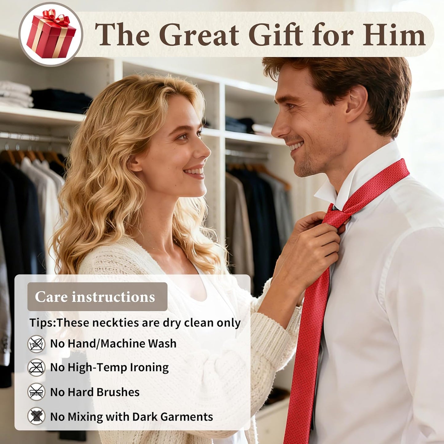 Ties for Men, Striped Neckties for Men, Paisley Ties for Men, Mens Formal and Casual Ties for Wedding, Business