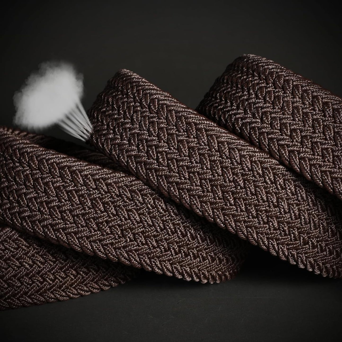 Golf Belts for Men, Nylon Web Braided Stretch Belt, 1.38" Elastic Adjtable Mens Belts for Jeans Pants Casual