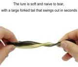 10pcs Soft Bionic Fishing Lure, Plastic Lures, Bass Bait, Freshwater Top Water Saltwater Lures gray
