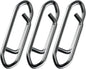 50-Pack Fishing Power Speed Clips, High Strength Stainless Steel Clip for Lure Quick Change, Freshwater Saltwater Crankbait Popper Lures Snap Connector Tackle  XS-25LB-0.5IN