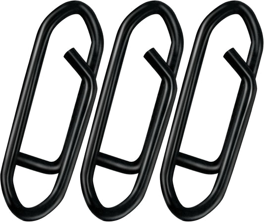 50-Pack Fishing Stealth Power Speed Clips, High Strength Stainless Steel Clips for Lures Quick Change, Freshwater Saltwater Crankbait Popper Snap Connector Tackle  25LB
