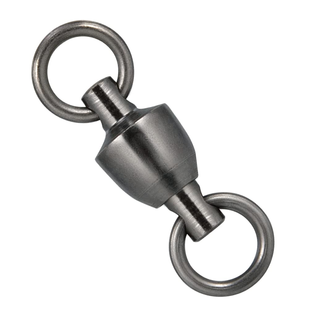 20 Pack Ball Bearing Fishing Swivels, Swivels Tackle Saltwater, Freshwater Stainless Heavy Duty Lure Leader Line Connector #0 - #0-33LB(0.58")