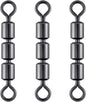 High Speed 3 Roller Swivels, Bead Chain Barrel Swivels Fishing Tackle Trolling Rolling Leader Lure Connector Salmon Walleye Freshwater - #3-84LB