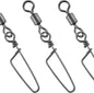 30 Pack Barrel Snap Swivels, Swivels Fishing Tackle Crane Rolling Coast Lock Lure Leader Line Connector Fresh&Saltwater - #4/0-198LB-30