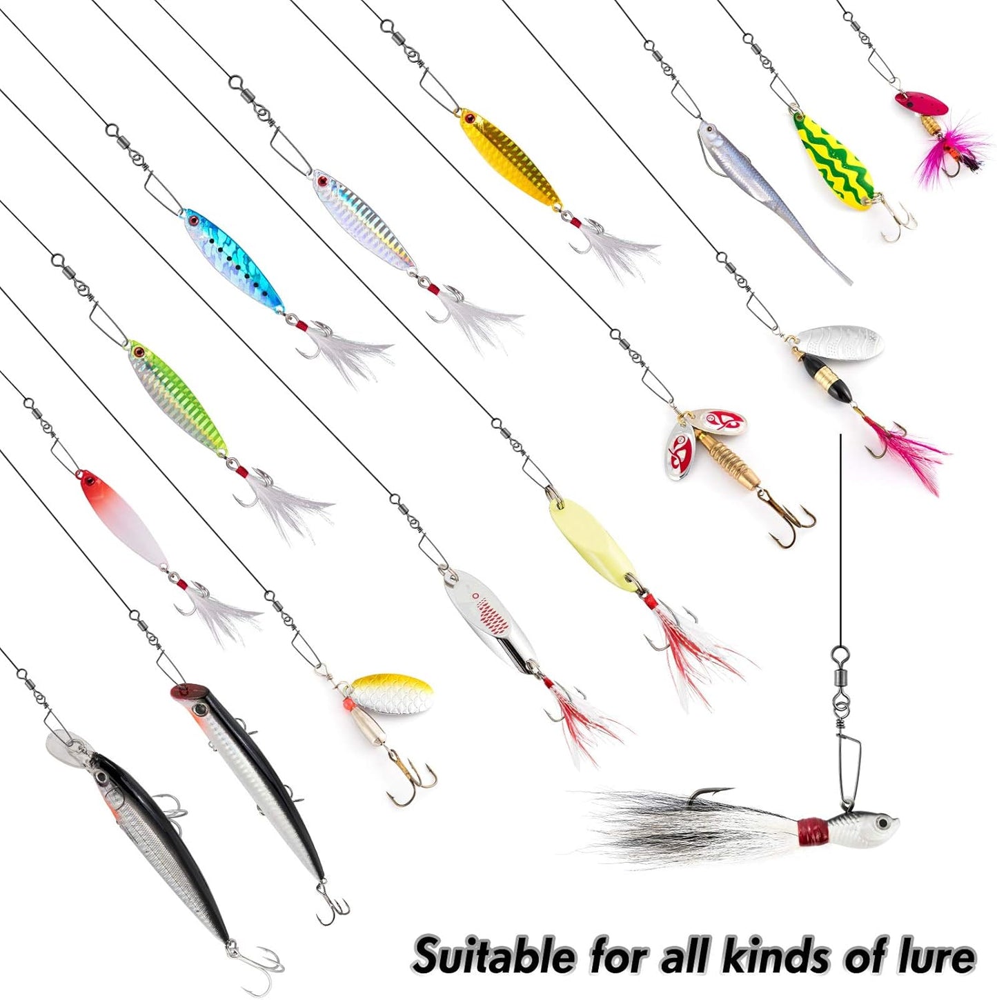 30 Pack Barrel Snap Swivels, Swivels Fishing Tackle Crane Rolling Coast Lock Lure Leader Line Connector Fresh&Saltwater - #4/0-198LB-30