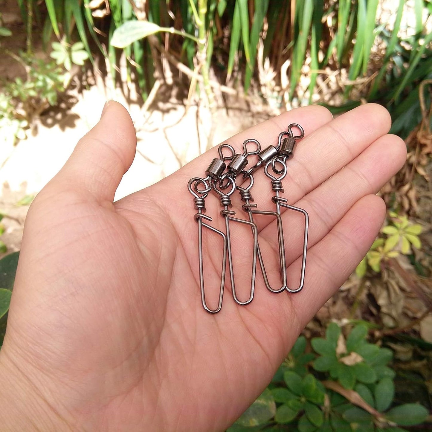 30 Pack Barrel Snap Swivels, Swivels Fishing Tackle Crane Rolling Coast Lock Lure Leader Line Connector Fresh&Saltwater - #4/0-198LB-30