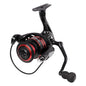 All Metal Spinning Fishing Reel - Ultra Smooth 5.2:1 Gear Ratio Saltwater Freshwater - Corrosion Resistant CNC Machined Fish Reel for Surfcasting Kayak - 5000 Size Red